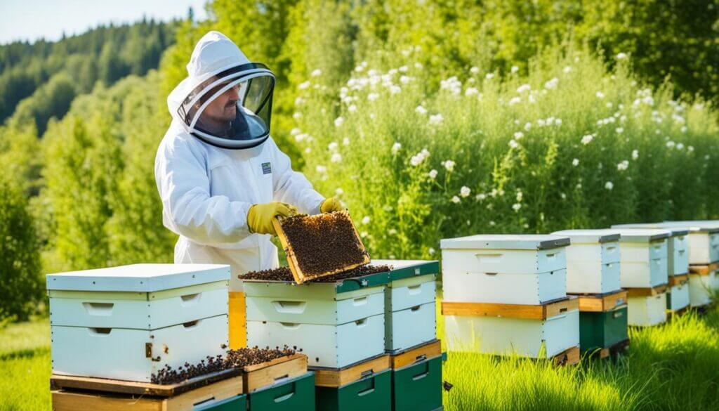 Hive preparation for sustainable beekeeping