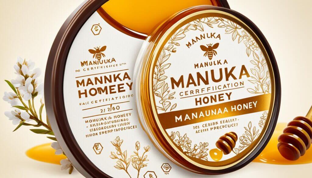 Manuka Honey Certification Labels