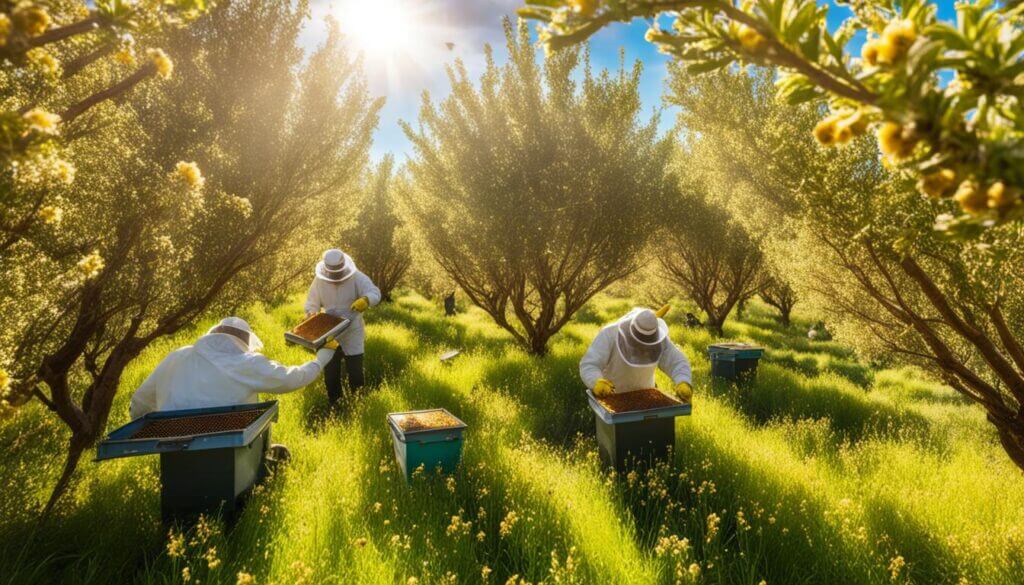 Manuka Honey Harvest