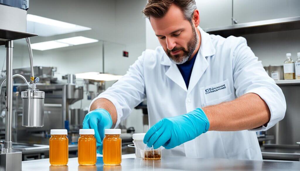 Manuka Honey bottling process