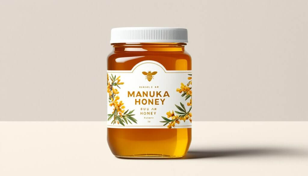 Manuka honey label