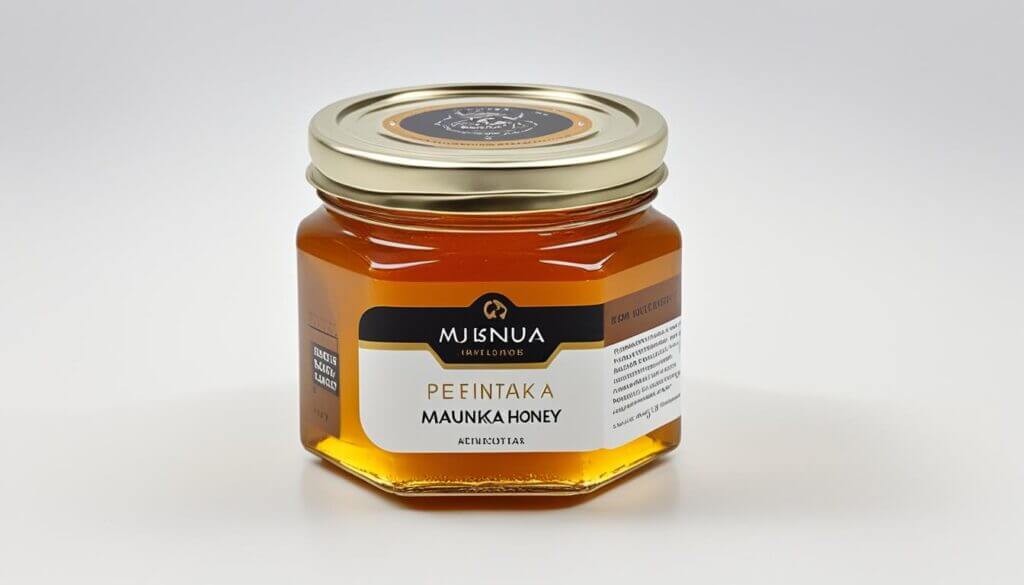 Potent Manuka Honey in Airtight Container