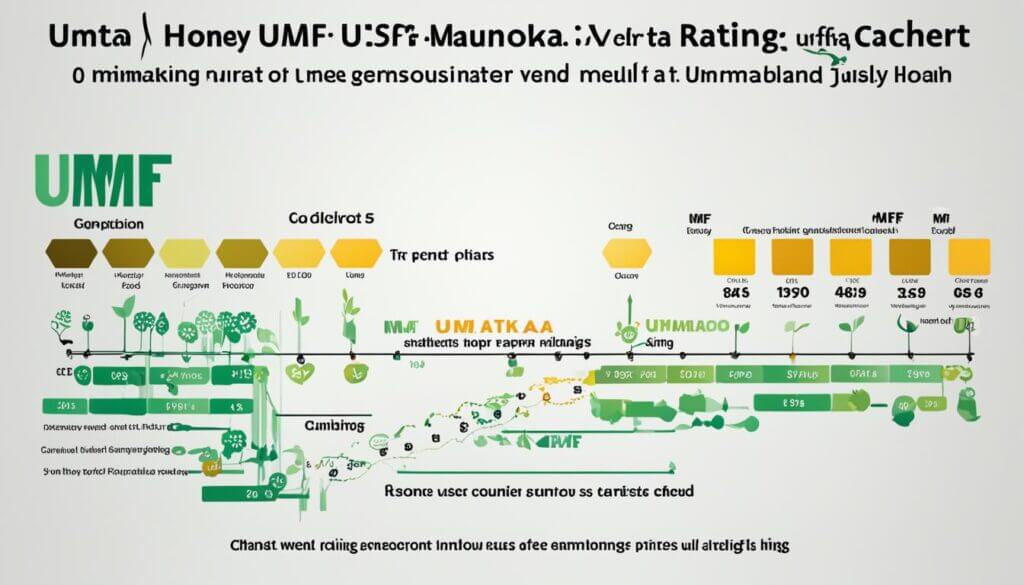 UMF Manuka Honey Rating Chart