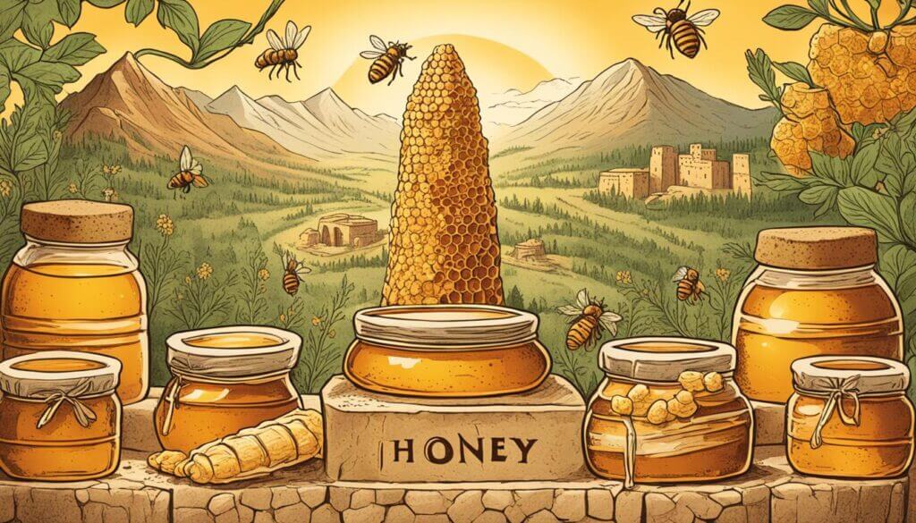 Ancient remedies using honey