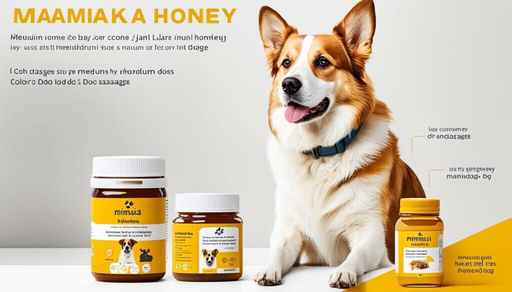 Correct Manuka honey dosage for dogs