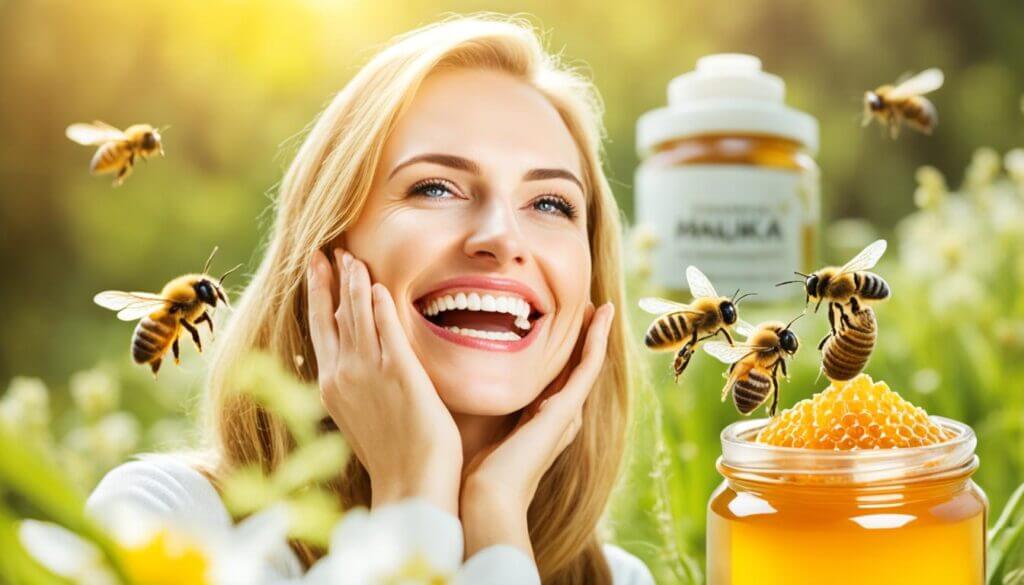 Manuka honey improving oral health