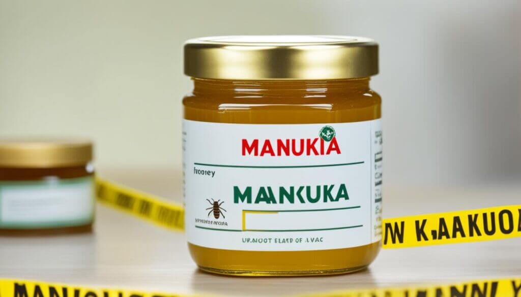 Manuka honey safety concerns and side effects