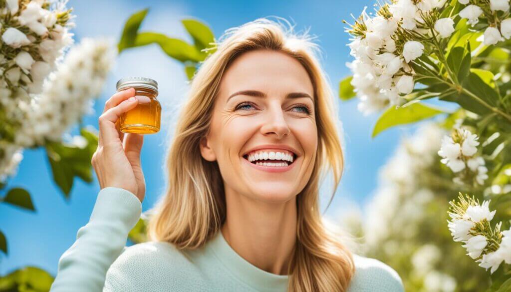 Natural remedies for gum health featuring Manuka honey